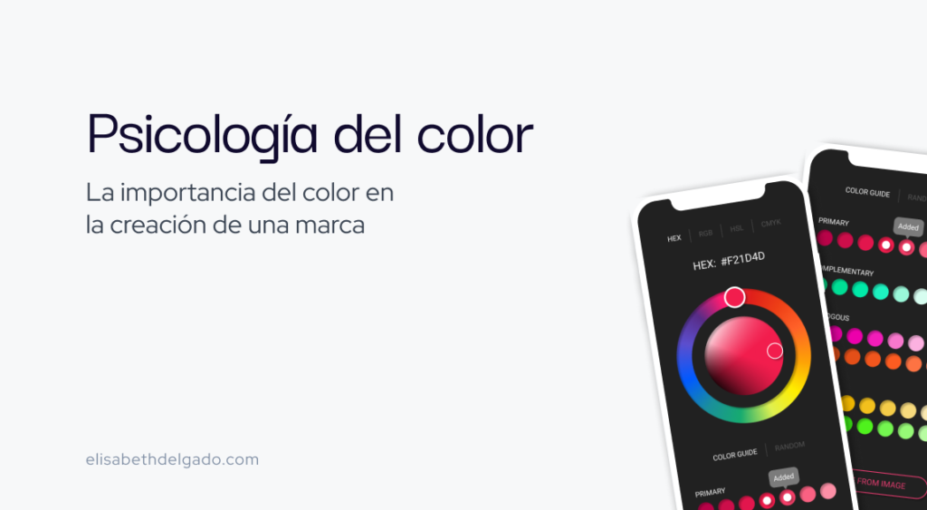 psicologia del color