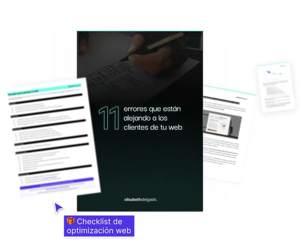 mockup de un lead magnet formado por un ebook y una checklist